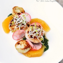 Scallops & Sweet Potatoes