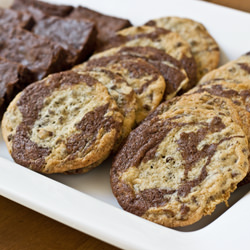 Brownie-Swirled Choc Chip Cookies