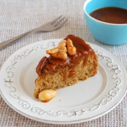 Brown Sugar Cake with Mixed Toffee