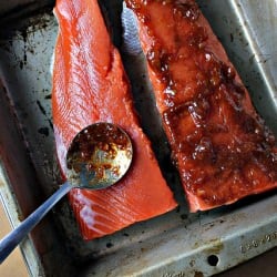 Roast Salmon with Sweet Chipotle