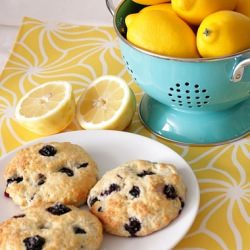 Lemon-Blueberry Buttermilk Scones