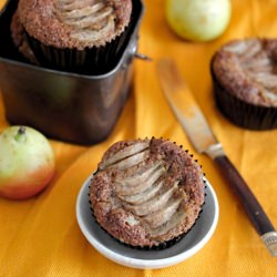 Hazelnut Pear Brown Butter Muffins
