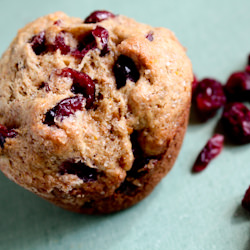 Cranberry Orange Wheat Muffins