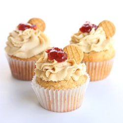 Peanut Butter and Jelly Cupcakes