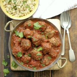 Moroccan Meatballs & Herb Couscous