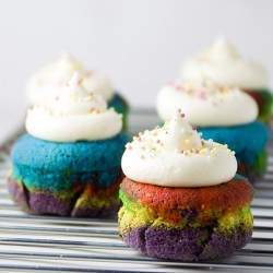 Psychedelic Cupcakes