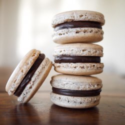 Chocolate Espresso Macarons