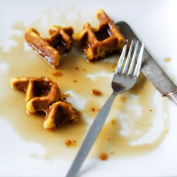 Pumpkin Ginger Waffles