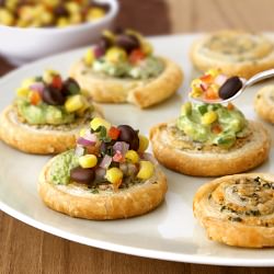 Southwestern Bruschetta Bites