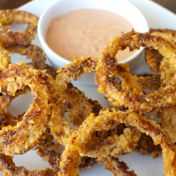 Oven-Fried Onion Rings