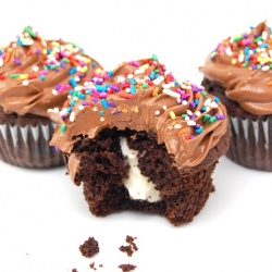 Marshmallow Filled Cupcakes