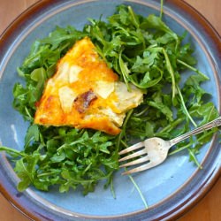 Apple, Bacon & Cheddar Frittata