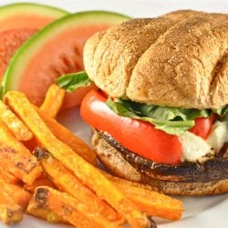 Portabella Basil Pepper Burgers