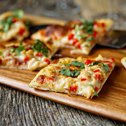 Spicy Chicken and Pepper Jack Pizza