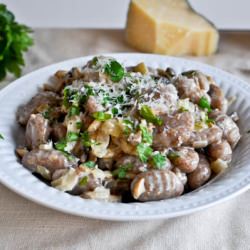 Creamy Mushroom Gnocchi