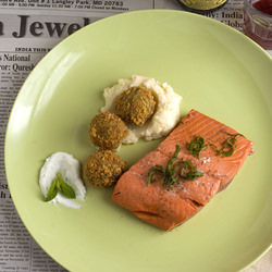 Poached Sockeye Salmon