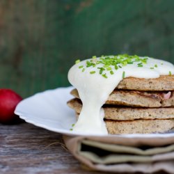 Buckwheat Flour and Bacon Pancakes
