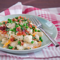 Rice Cakes in Cream Sauce