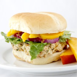 Mango Chicken Burgers