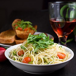 Spicy Spaghetti w/ Zucchini