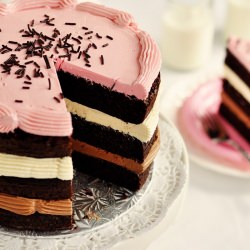 Inside-Out Neapolitan Layer Cake