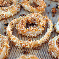 Baked BBQ Onion Rings