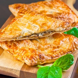 Mushroom, Spinach & Feta Pie