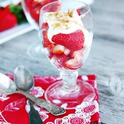 Strawberries w/ Maple Cream Sauce