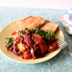 Caponata Style Beans