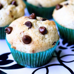 Chocolate Chip Sour Cream Muffins