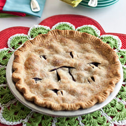 Low Sugar Blueberry Pie Pi