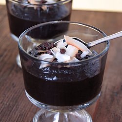 Chocolate Coconut Pudding