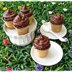 Not Ice Cream Cupcake