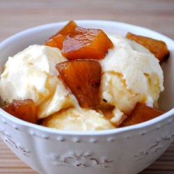 Grilled Pineapple Sundae