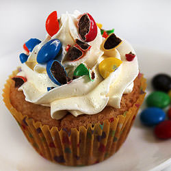 Monster Cookie Cupcakes