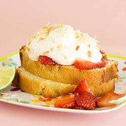 Strawberry Lime Shortcakes