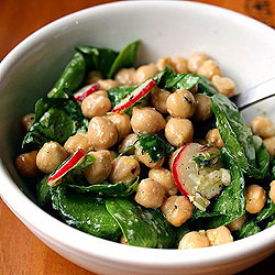 Chickpea & Spring Green Salad