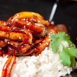 Pomegranate & Chilli Tofu