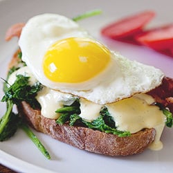 Mustard Greens & Hollandaise