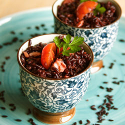 Black Venere Rice w/ Salmon