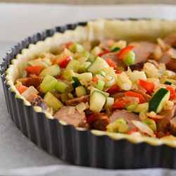 Sausage & Vegetable Quiche