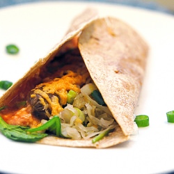 Vegan Sausage Breakfast Wrap