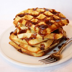 Cinnamon Roll Waffles