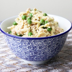 Wild Salmon Orzo Salad