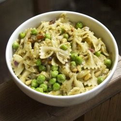 Farfalle Pesto with Peas