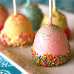 Spring Brownie Pops