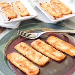 Peanut Sauce Baked Tofu