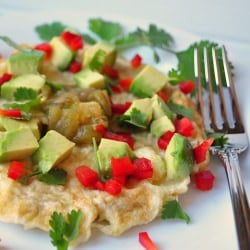 Open Faced Mexican Omelet