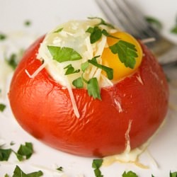 Stuffed Breakfast Tomatoes