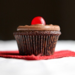 Root Beer and Cherry Cupcakes